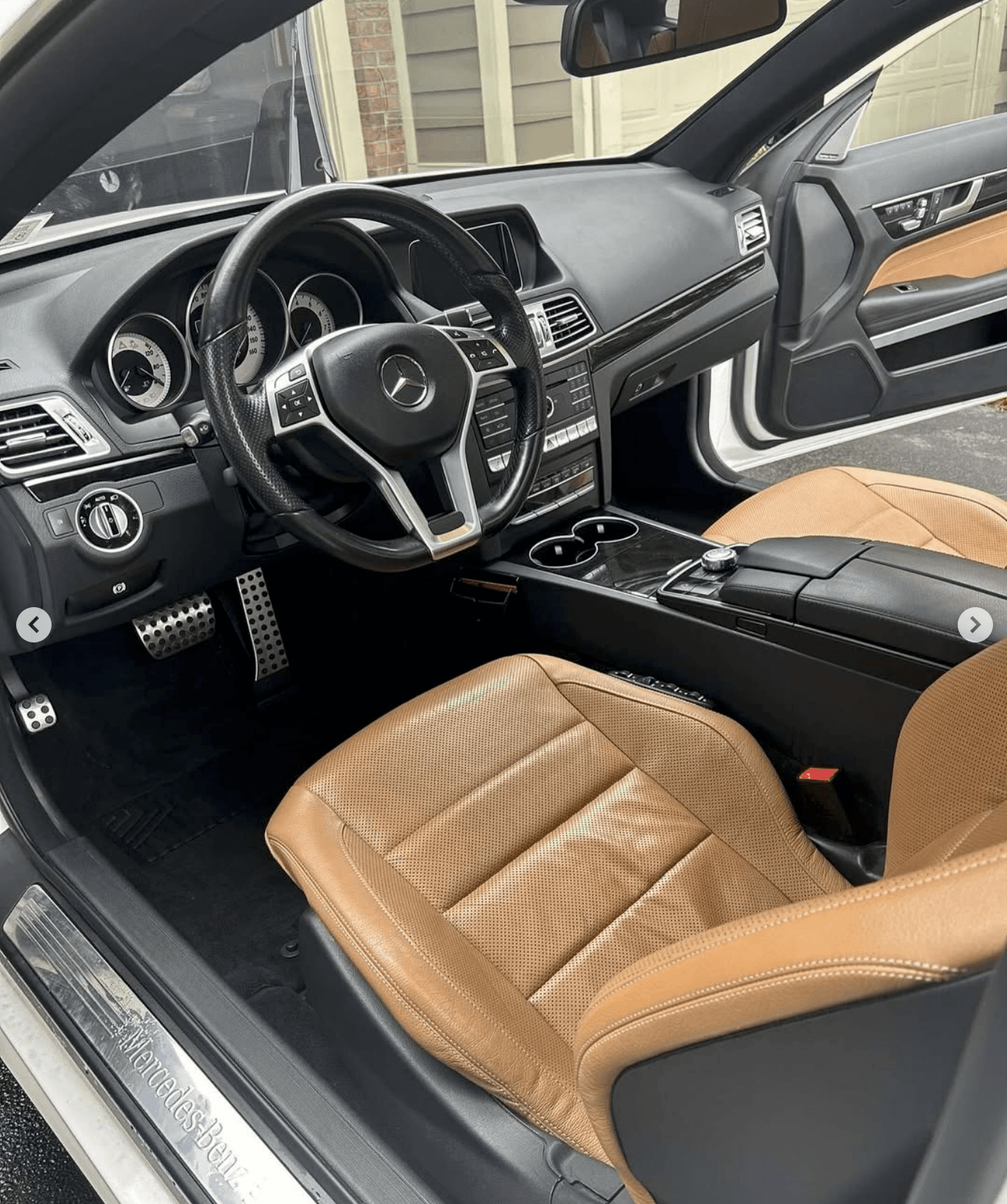Mercedes E-Class — premium exterior & leather interior detail
